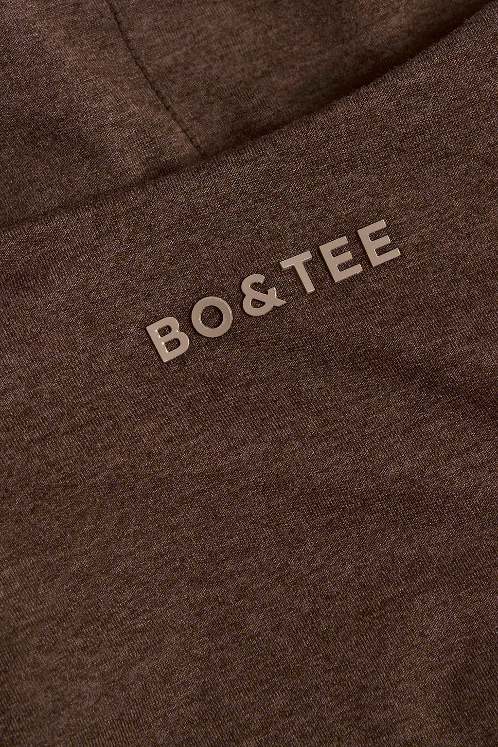 Wrap Halterneck Tank Top in Pecan Marl