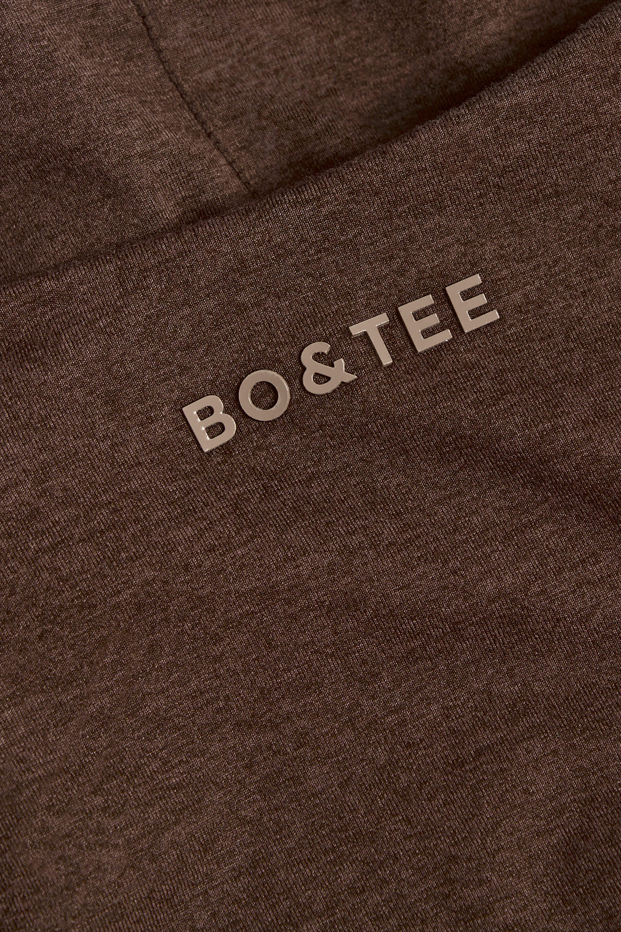 Wrap Halterneck Tank Top in Pecan Marl